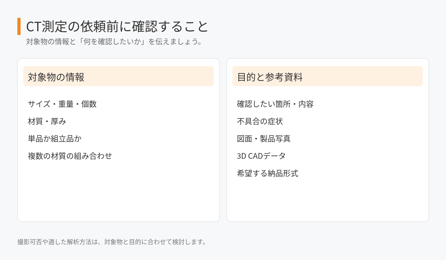 工業用X線CTの測定設備と断面観察・形状解析を表したイメージ